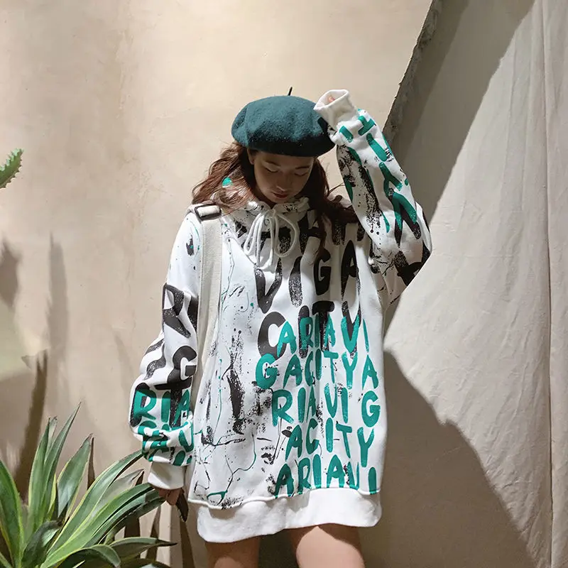 Harajuku Streetwear Punk Hoodie Women Pullover Winter 2020 Oversized Loose Fleece Sweatshirt Letter Fashion Clothing for Womens
Harajuku Streetwear Punk Hoodie Women Pullover Winter 2020 Oversized Loose Fleece Sweatshirt Letter Fashion Clothing for Womens