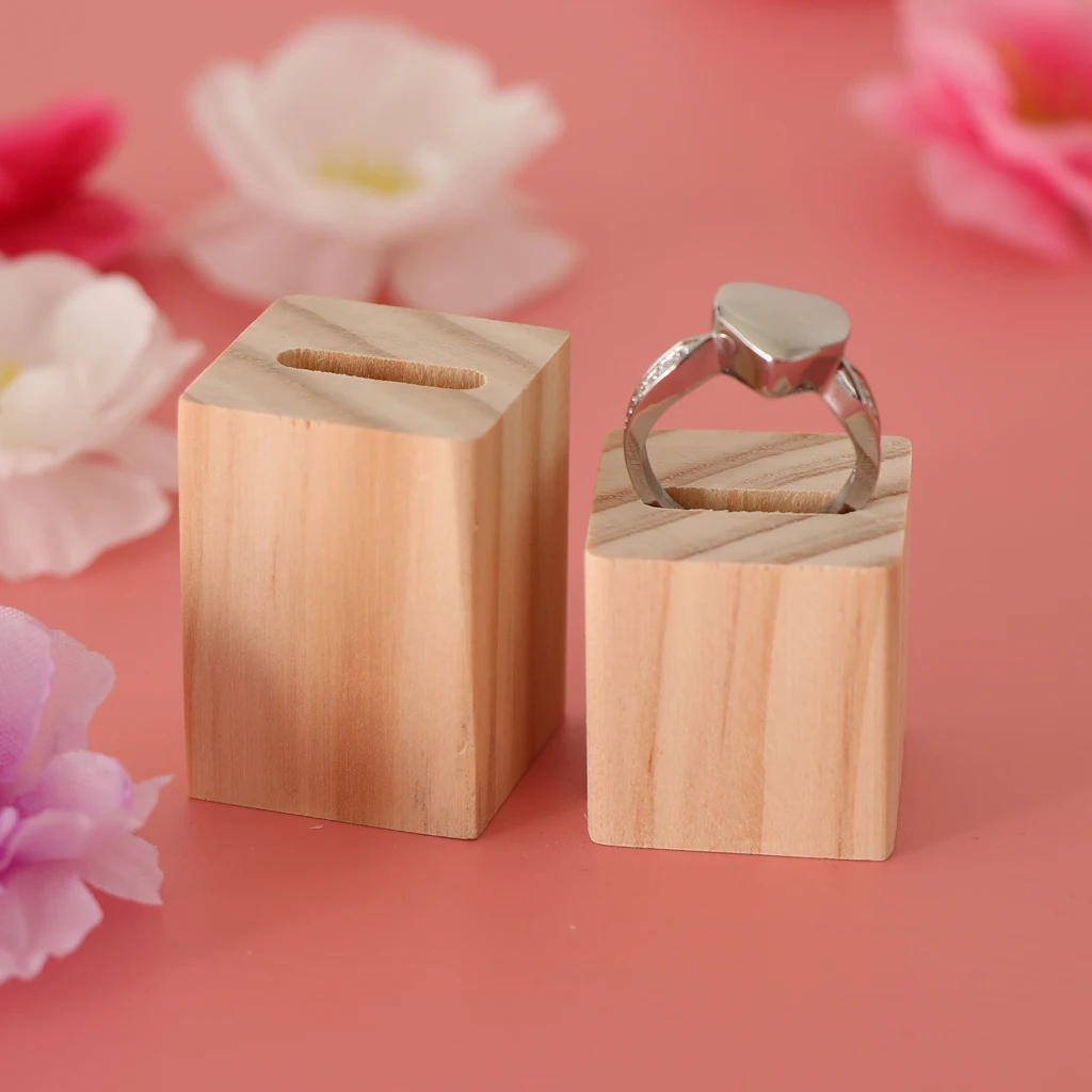 Unpaited Natural Wooden Rack Jewelry Display Ring Organizer Art Crafts
Unpaited Natural Wooden Rack Jewelry Display Ring Organizer Art Crafts