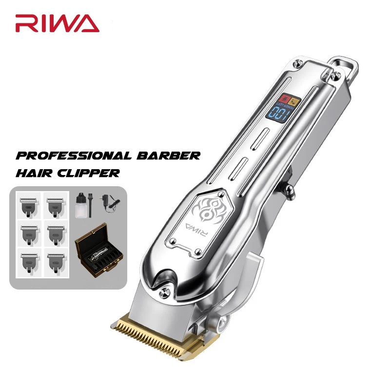 AIKIN Riwa Professional Hair Clipper Rechargeable Cordless Hair Trimmer Barber Steel Blade Hair Cutting Machine With Suitcase
AIKIN Riwa Professional Hair Clipper Rechargeable Cordless Hair Trimmer Barber Steel Blade Hair Cutting Machine With Suitcase