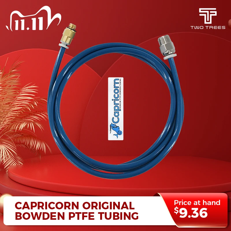 Capricorn Original Bowden PTFE Tubing Blu 1m для 1,75 мм нити Sovol Premium Новые детали для 3D-принтера PTFE Tube
Capricorn Original Bowden PTFE Tubing Blu 1m для 1,75 мм нити Sovol Premium Новые детали для 3D-принтера PTFE Tube