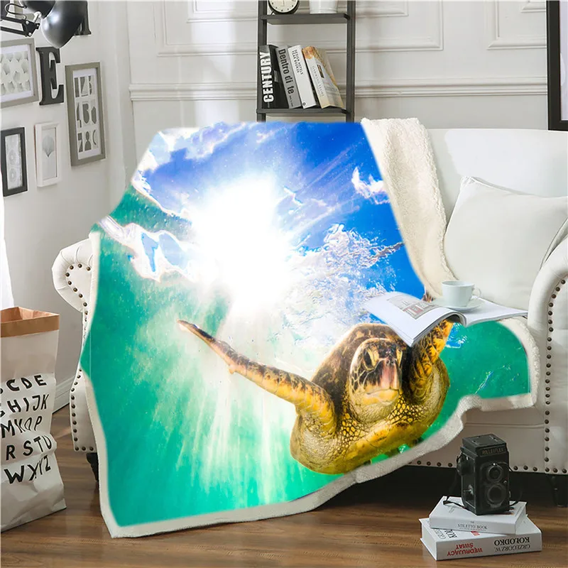 Ocean Turtle Party Wool Blanket Cashmere Blanket Wool Quilt Blanket
Ocean Turtle Party Wool Blanket Cashmere Blanket Wool Quilt Blanket