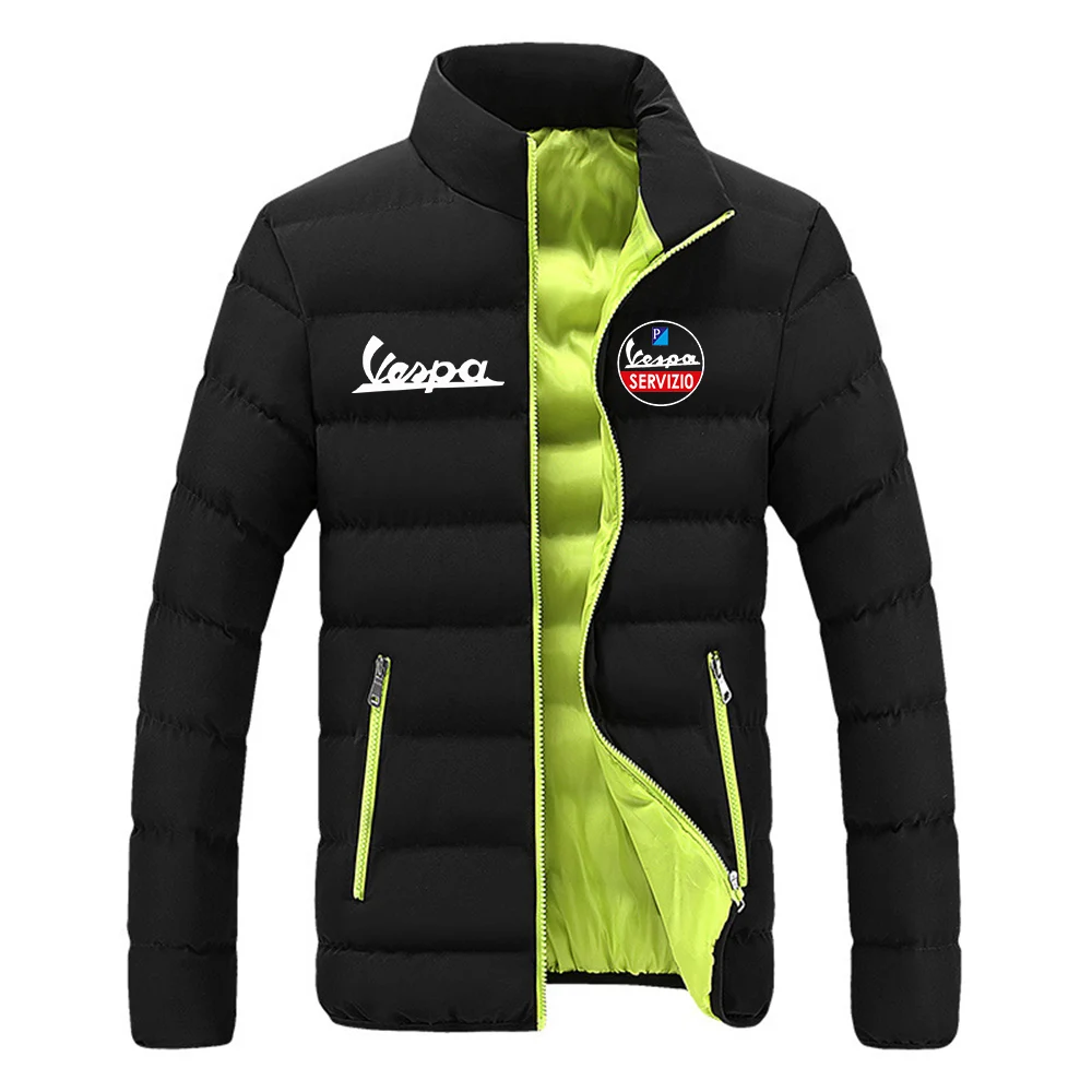 2021 New Men Vespa Logo Fashion Trend Zipper Cotton Clothing Winter Snowy Day Warm Style Male Classic Tops Jackets
2021 New Men Vespa Logo Fashion Trend Zipper Cotton Clothing Winter Snowy Day Warm Style Male Classic Tops Jackets