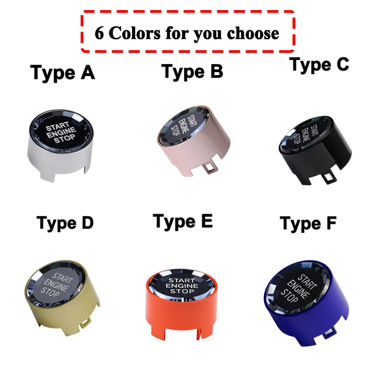 Crystal buttons Cover Start Stop Engine Switch Replacement For BMW E F G ALL series F10 F11 F15 F16 F25 F26 01 G30 G50 E84 E70
Crystal buttons Cover Start Stop Engine Switch Replacement For BMW E F G ALL series F10 F11 F15 F16 F25 F26 01 G30 G50 E84 E70