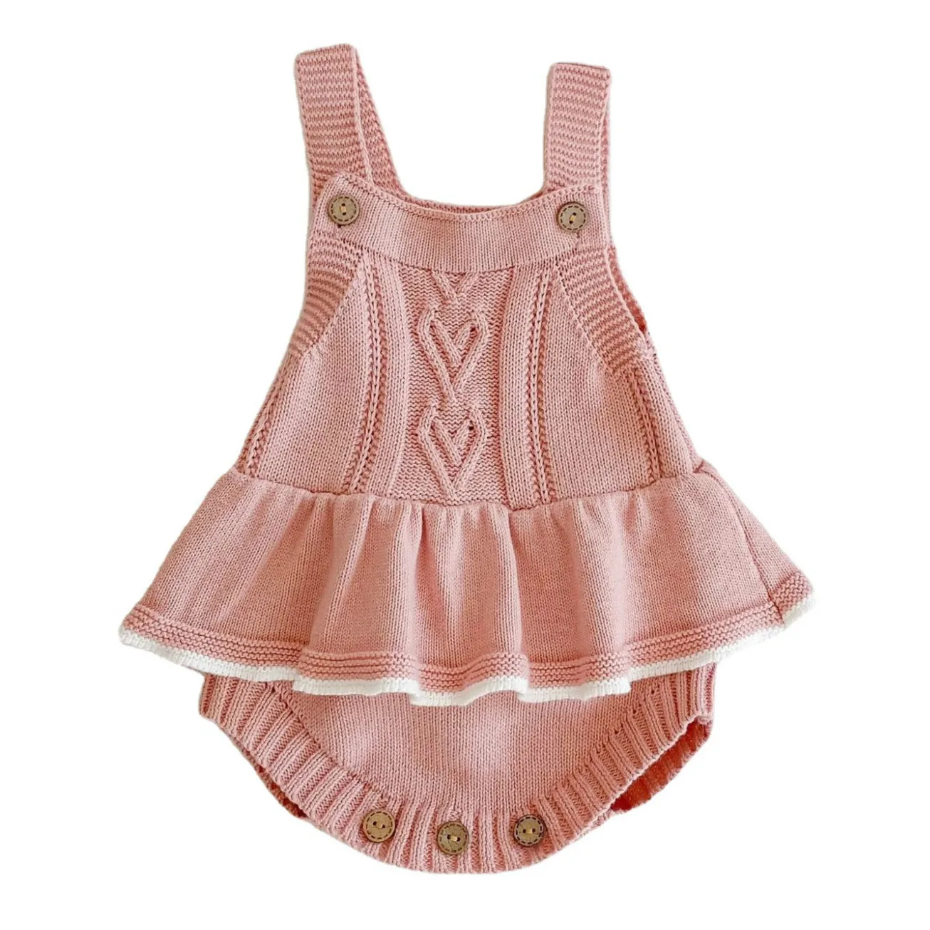 2021 Baby Girl Love Romper Lotus Leaf Hat Knitted Wool One-piece Newborn Infant Triangle Jumpsuit Autumn Winter
2021 Baby Girl Love Romper Lotus Leaf Hat Knitted Wool One-piece Newborn Infant Triangle Jumpsuit Autumn Winter