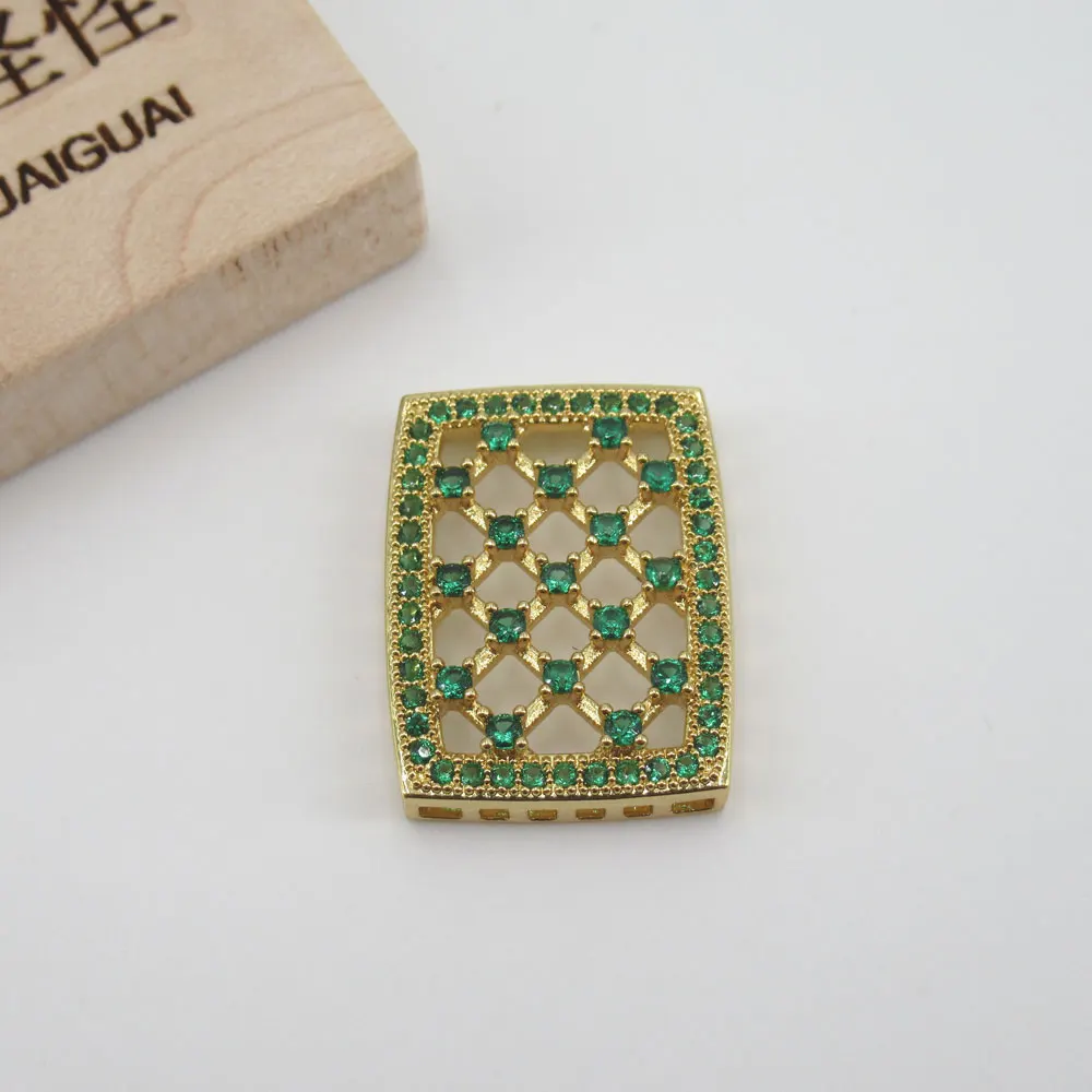 APDGG 19x25mm gold plated cubic zircon Micro Pave rectangle connector necklace pendant Jewelry handmade DIY
APDGG 19x25mm gold plated cubic zircon Micro Pave rectangle connector necklace pendant Jewelry handmade DIY