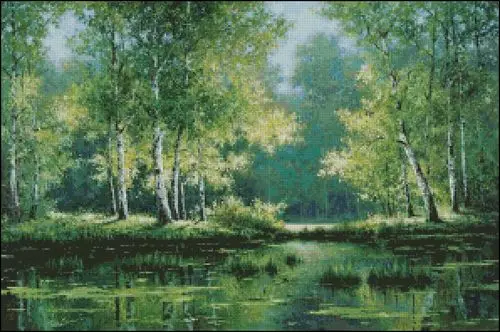 Green Tree Forest By the Small Lake Top Quality Embroidery Needlework 14CT Unprinted Cross Stitch Kits DIY Handmade Home Decor
Green Tree Forest By the Small Lake Top Quality Embroidery Needlework 14CT Unprinted Cross Stitch Kits DIY Handmade Home Decor