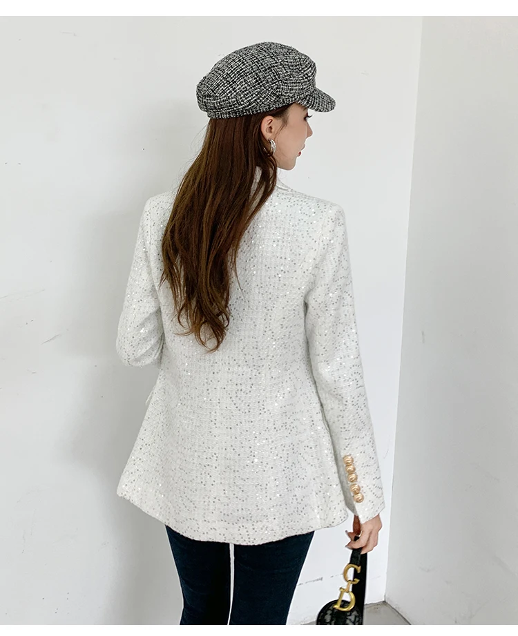 Women Tweed Jackets 2020 Fashion Office Ladies Black Tassel Houndstooth Coats Female Autumn Vintage Thick Plaid Coat Girls Chic
Women Tweed Jackets 2020 Fashion Office Ladies Black Tassel Houndstooth Coats Female Autumn Vintage Thick Plaid Coat Girls Chic