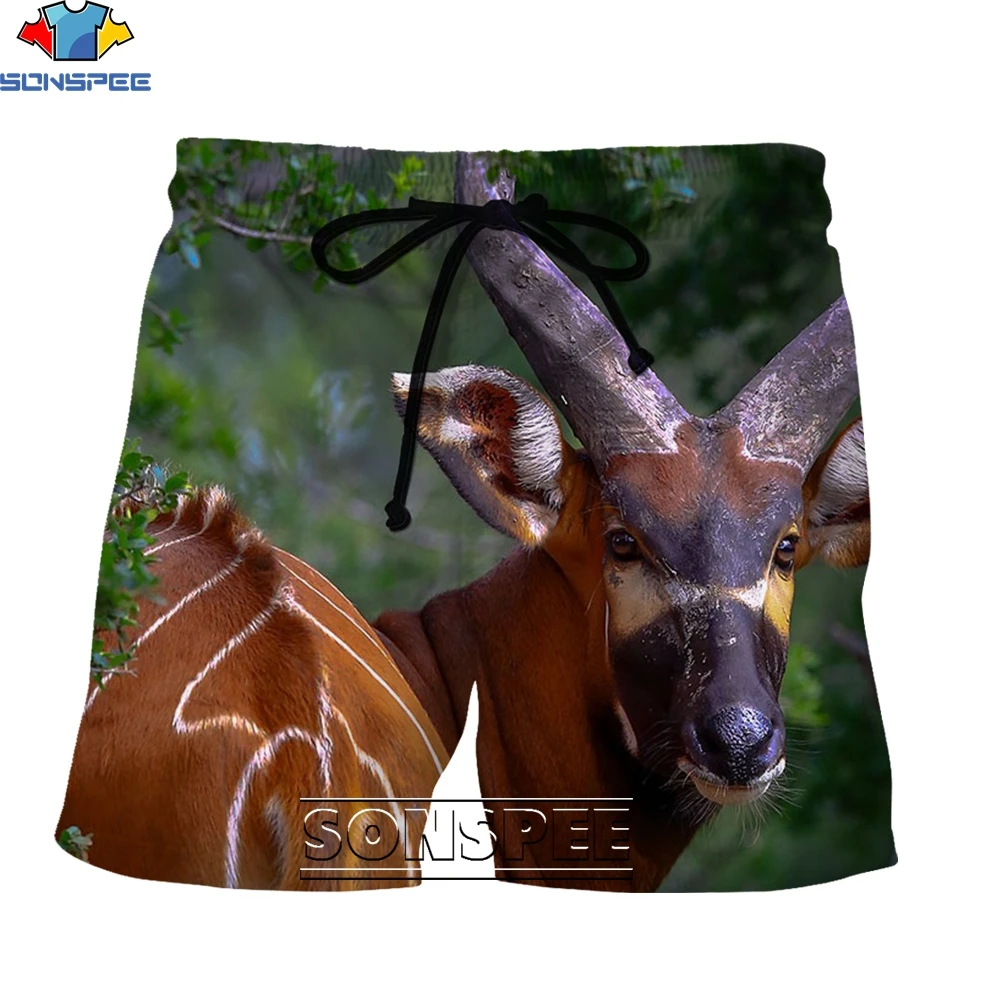 SONSPEE Fashion Hot-selling Animal Pattern Series Antelope 3D Printing Men's Shorts Summer Creative Personality Casual Street
SONSPEE Fashion Hot-selling Animal Pattern Series Antelope 3D Printing Men's Shorts Summer Creative Personality Casual Street