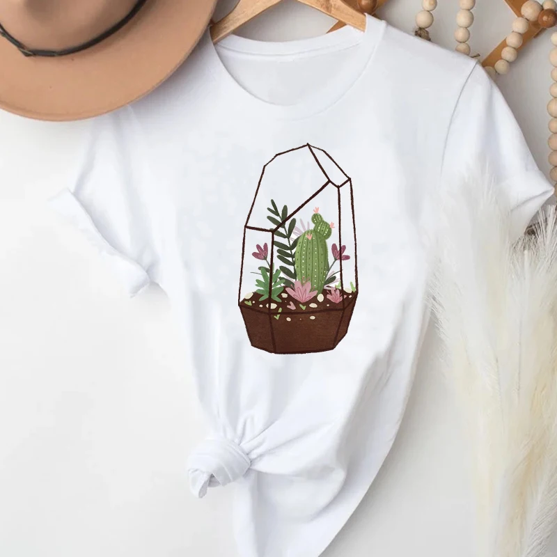 T-shirts Women Cartoon Cactus Plant Spring Summer 90s Kawaii Fashion Clothes Graphic Harajuku Top Lady Print Female loose Tee
T-shirts Women Cartoon Cactus Plant Spring Summer 90s Kawaii Fashion Clothes Graphic Harajuku Top Lady Print Female loose Tee