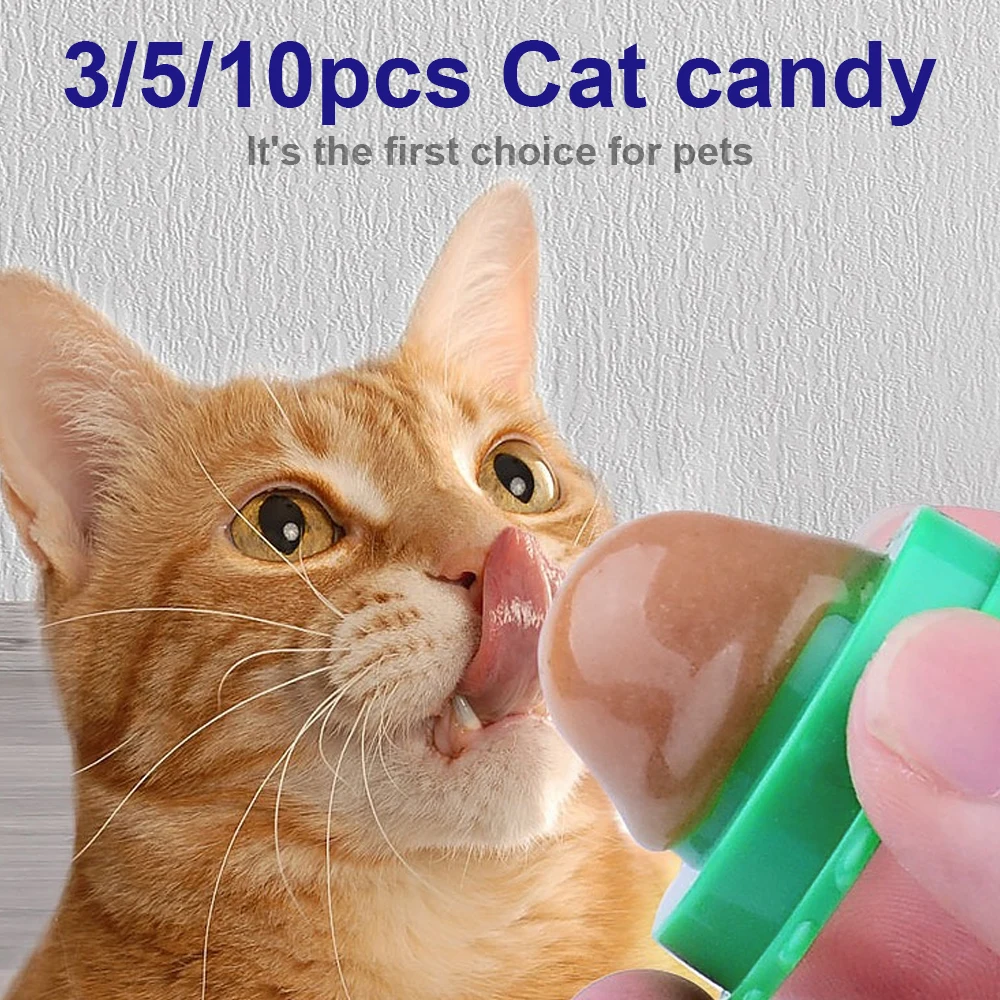 3-10PC Cat Snacks Healthy Candy Licking Energy Ball Kittens Cat Toy Cat Keep Cat Toys Interative Pet Products
3-10PC Cat Snacks Healthy Candy Licking Energy Ball Kittens Cat Toy Cat Keep Cat Toys Interative Pet Products