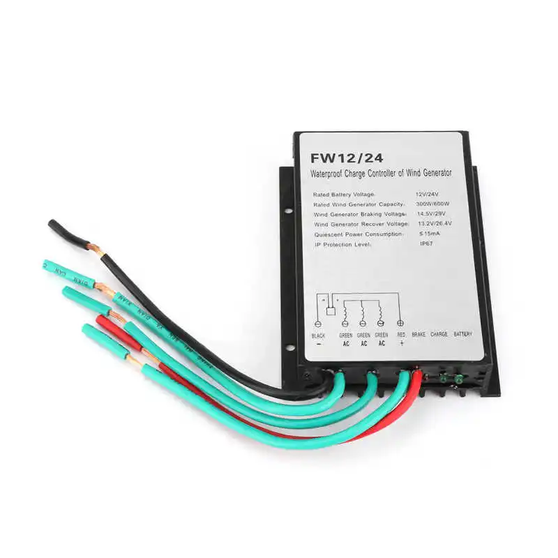 FW12/24 Wind Turbinen Generator Waterproof Wind Generator Charge Controller Regulator Alternator for Wind Generator
FW12/24 Wind Turbinen Generator Waterproof Wind Generator Charge Controller Regulator Alternator for Wind Generator