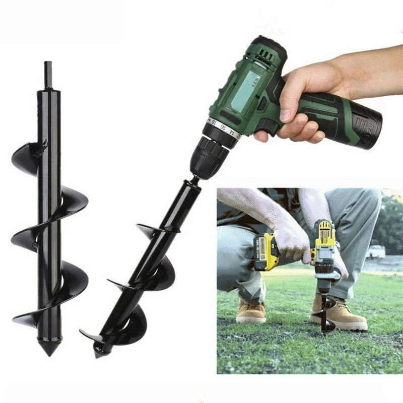 D2 Carbon Steel Planter Garden Auger Spiral Drill Bit Flower Planting Hole Digger Drill Bit Yard Gardening Bedding Planting
D2 Carbon Steel Planter Garden Auger Spiral Drill Bit Flower Planting Hole Digger Drill Bit Yard Gardening Bedding Planting