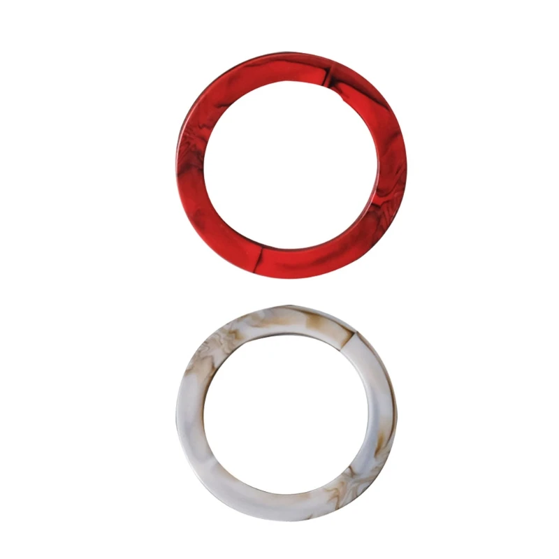 2Pcs Ring Design Resin Purse Handle for Bag Making Handle Replacement DIY Crafts Women Girls Bag Decoration Parts Accessory
2Pcs Ring Design Resin Purse Handle for Bag Making Handle Replacement DIY Crafts Women Girls Bag Decoration Parts Accessory