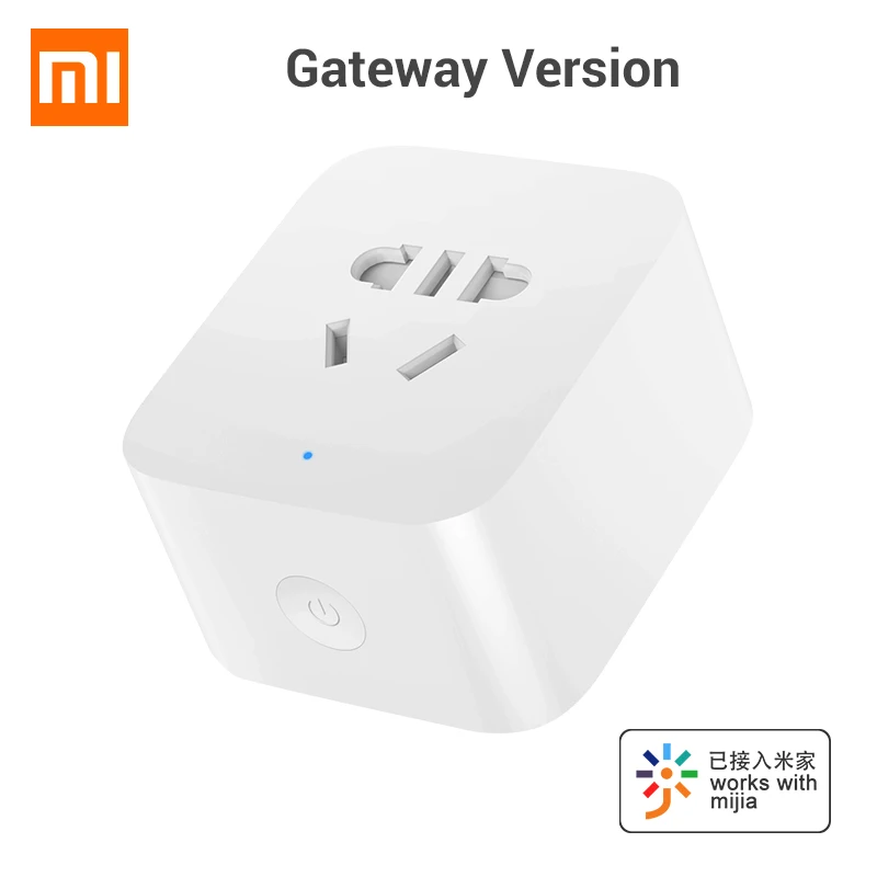 Фото Умная розетка Xiaomi Mijia с Bluetooth Gateway Edition умная двойным USB Wi Fi адаптер питания умное