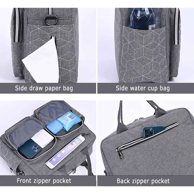 Baby diaper bag travel back milk stroller accessories large-capacity pregnant woman expectant mother bag
Baby diaper bag travel back milk stroller accessories large-capacity pregnant woman expectant mother bag