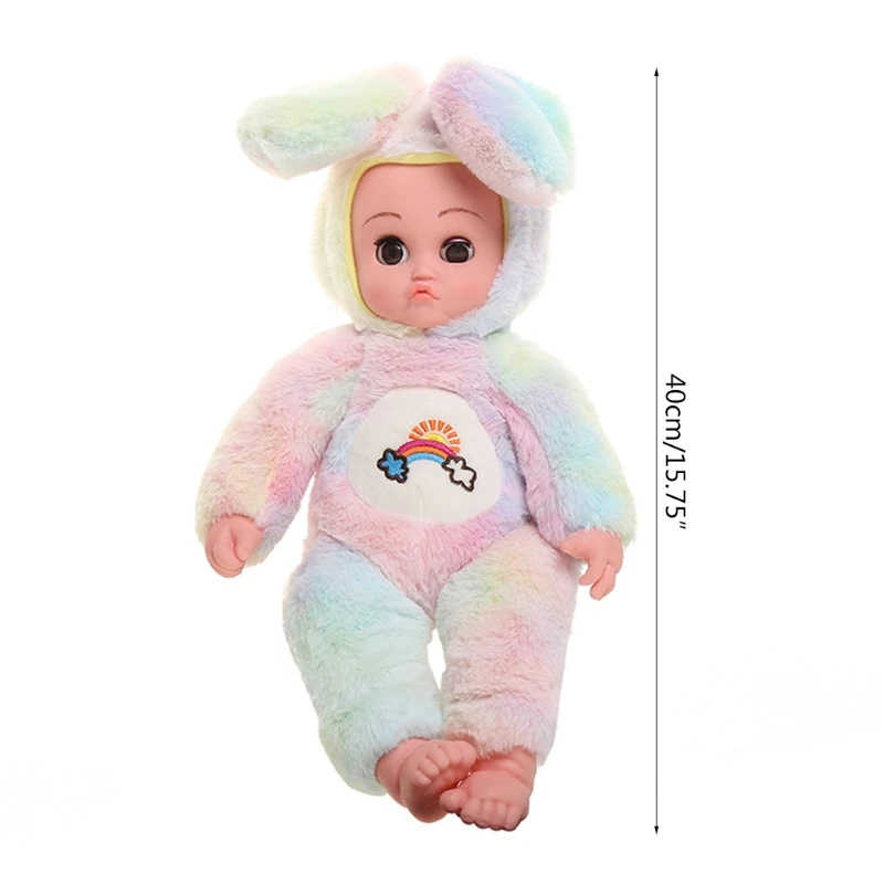15’’ Electric Lifelike Doll w/ Soft Plush Outside Shaking Ear & Pout Children’s Birthday Gift Interactive Music Baby Toy
15’’ Electric Lifelike Doll w/ Soft Plush Outside Shaking Ear & Pout Children’s Birthday Gift Interactive Music Baby Toy