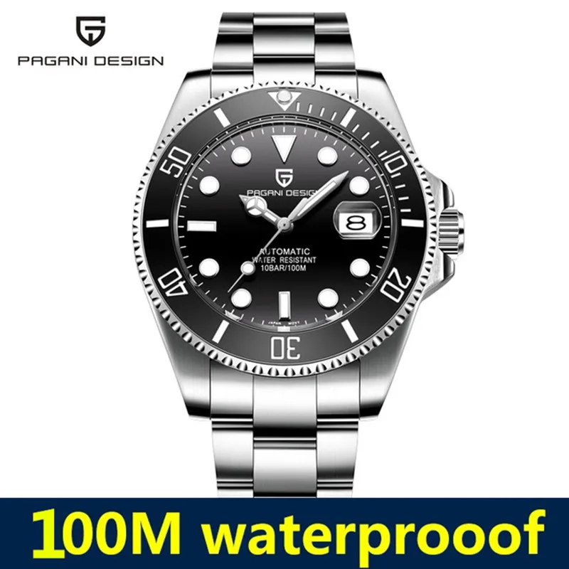 Automatic Men's Watches PAGANI DESIGN Stainless Steel Business Mechanical Watch Top Brand Luxury Fashion Watches For Men 2020
Automatic Men's Watches PAGANI DESIGN Stainless Steel Business Mechanical Watch Top Brand Luxury Fashion Watches For Men 2020