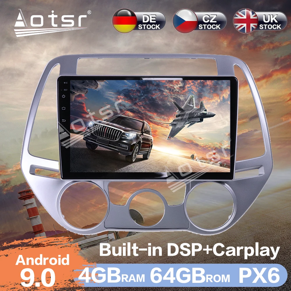 Aotsr Android 9.0 4+64G Car Radio Player GPS Navigation DSP For Hyundai I20 2008-2014 Car Auto Stereo Video HD Multimedia Player
Aotsr Android 9.0 4+64G Car Radio Player GPS Navigation DSP For Hyundai I20 2008-2014 Car Auto Stereo Video HD Multimedia Player