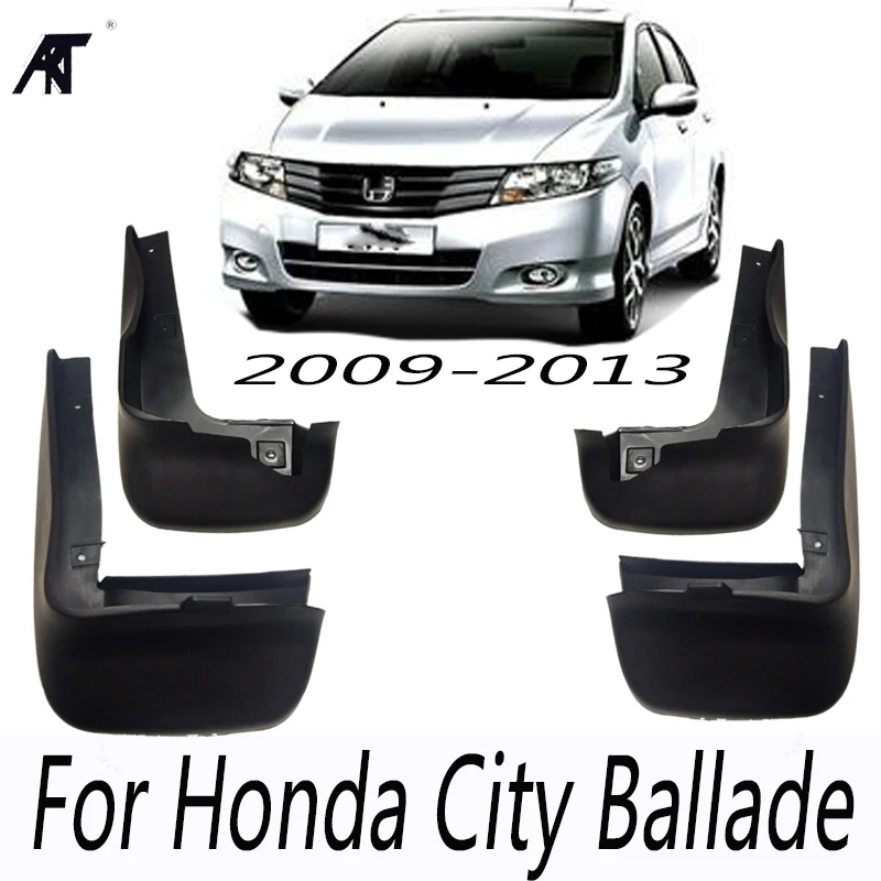 

Грязеоткидной клапан для Honda City Ballade 2009-2013, литые Брызговики, брызговики, передняя и задняя грязеоткидная пластина крыло брызговиков 2010-2012