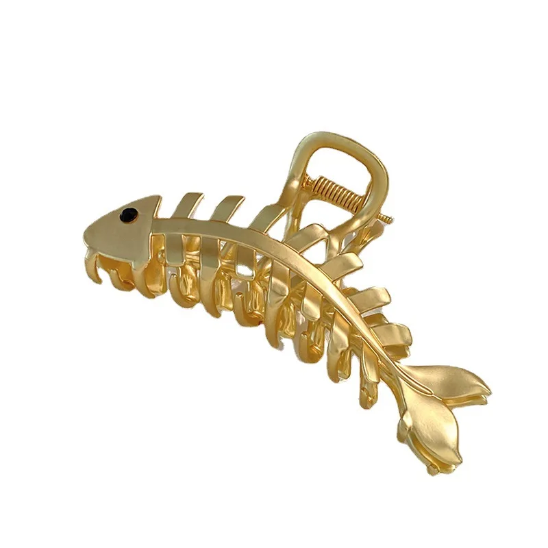Summer Fish Bone Hair Claws for Girls Women's Metal Temperament Large Clips Headdress Exquisite Sense of High-end Accessories
Summer Fish Bone Hair Claws for Girls Women's Metal Temperament Large Clips Headdress Exquisite Sense of High-end Accessories