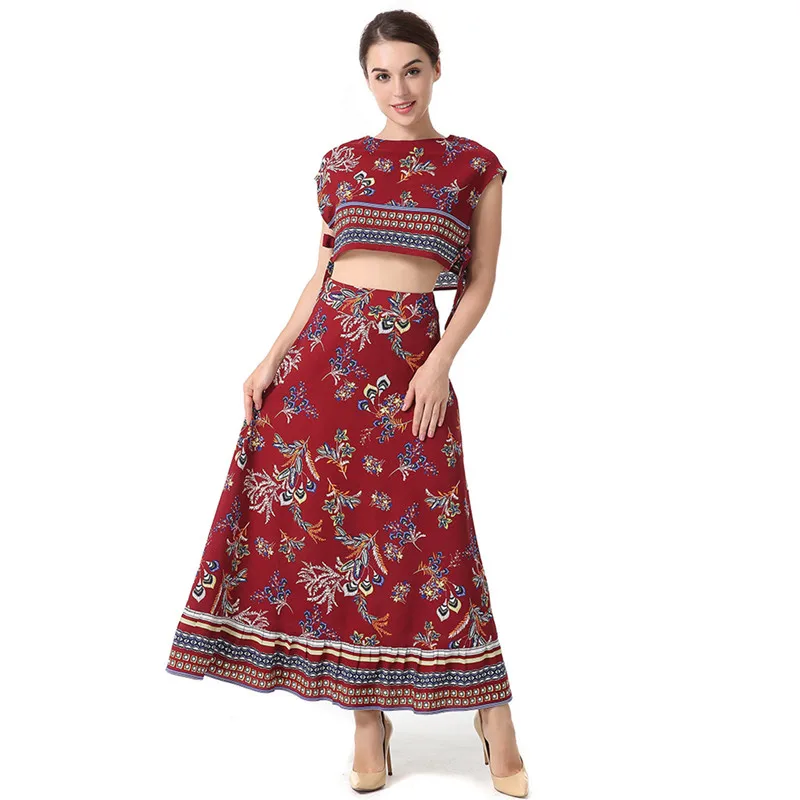 2 Piece Set Print Holiday Dress Summer Style 2022 Elegant Dresses Women Loose O-Neck Short Sleeve Long Dress AD070
2 Piece Set Print Holiday Dress Summer Style 2022 Elegant Dresses Women Loose O-Neck Short Sleeve Long Dress AD070