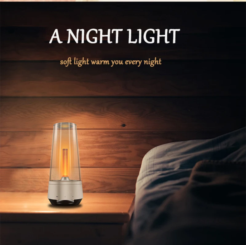 2021 NEW Candle Light With Bluetooth Speaker Light Atmosphere Light Bluetooth Speaker Fashion Speaker Light Holiday Gift HOT
2021 NEW Candle Light With Bluetooth Speaker Light Atmosphere Light Bluetooth Speaker Fashion Speaker Light Holiday Gift HOT
