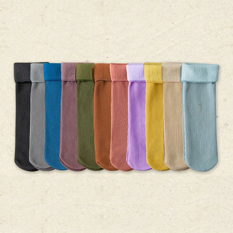 Women’s Striped Middle Tube Socks Unisex Thicken Plush Snow Socks Winter Solid Color Warm Floor Socks Casual Boots Accessories
Women’s Striped Middle Tube Socks Unisex Thicken Plush Snow Socks Winter Solid Color Warm Floor Socks Casual Boots Accessories