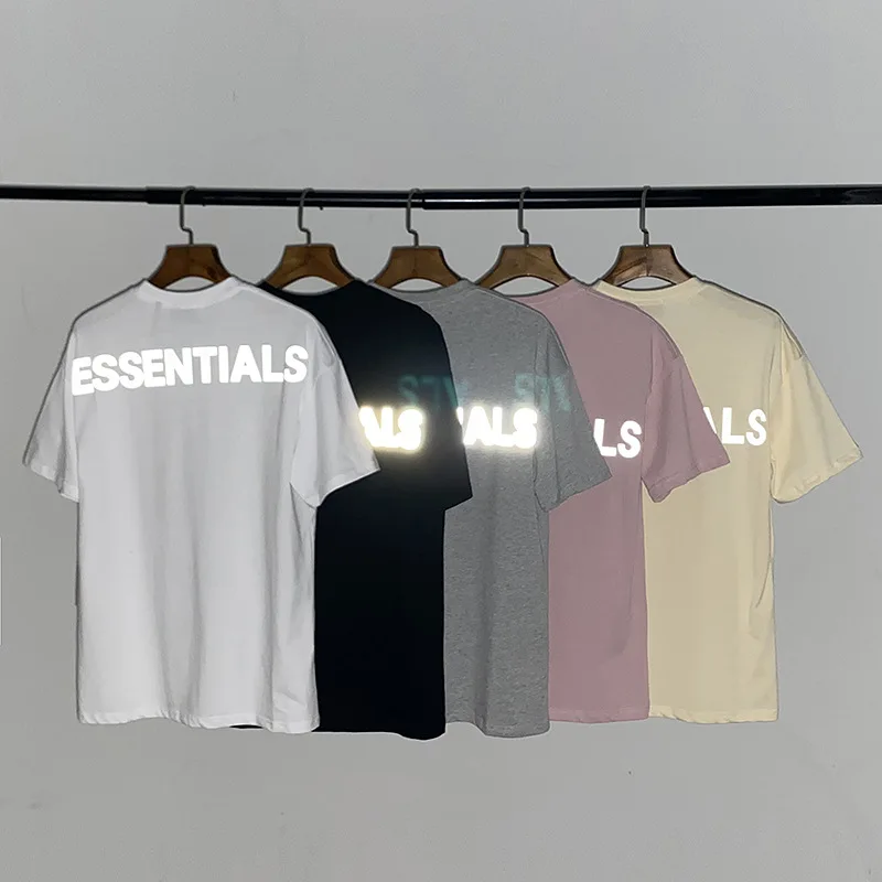 Oversized T-shirt Women Man Tee Shirt ESSENTIALS Reflective Letters Unisex T Shirt Short Sleeve T-Shirts Men Cotton Tshirts Tops
Oversized T-shirt Women Man Tee Shirt ESSENTIALS Reflective Letters Unisex T Shirt Short Sleeve T-Shirts Men Cotton Tshirts Tops