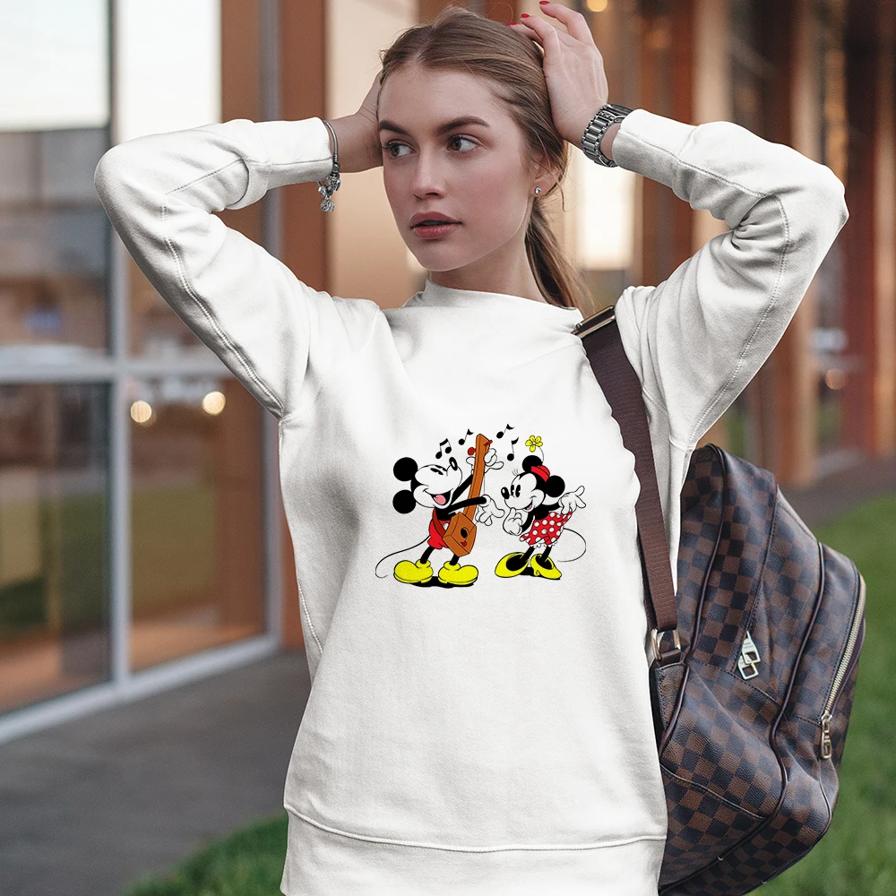 Disney Happiness Sweatshirts for Couples Mickey Mouse 2021 New Trendy Hoodies Preppy Stylish Happy Young Woman Sudadera Mujer
Disney Happiness Sweatshirts for Couples Mickey Mouse 2021 New Trendy Hoodies Preppy Stylish Happy Young Woman Sudadera Mujer
