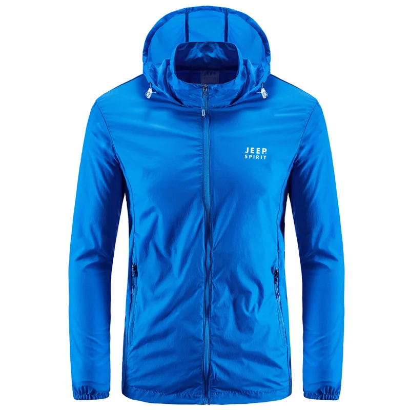 99.5% Sun Protection Jacket Men Couple Summer Lightweight Breathable Jackets Coats Rainproof Windbreaker Hooded Korean Clothes 
99.5% Sun Protection Jacket Men Couple Summer Lightweight Breathable Jackets Coats Rainproof Windbreaker Hooded Korean Clothes