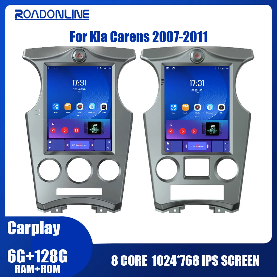 Автомагнитола Tesla для KIA Carens 2007-2011 MT AT, мультимедийная стерео-система на Android 10, с вертикальным экраном, GPS, DSP, 4G, типоразмер 2 DIN, без DVD, ПК
Автомагнитола Tesla для KIA Carens 2007-2011 MT AT, мультимедийная стерео-система на Android 10, с вертикальным экраном, GPS, DSP, 4G, типоразмер 2 DIN, без DVD, ПК