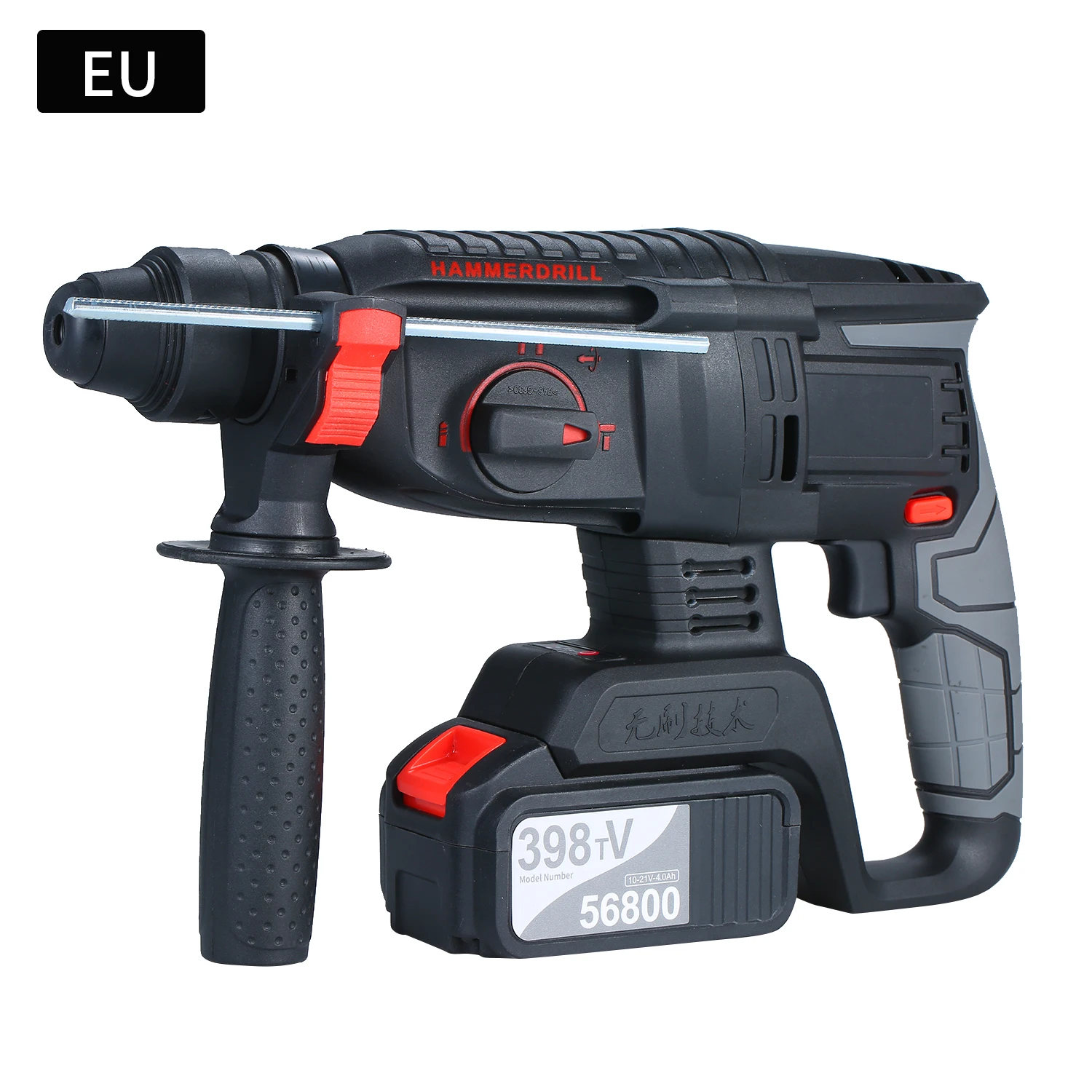 21V Brushless Heavy Duty 4 Function Rotary Hammer Drill SDS-plus Adjustabl Grip Handle 980 RPM Cordless Drill Demolition Kit
21V Brushless Heavy Duty 4 Function Rotary Hammer Drill SDS-plus Adjustabl Grip Handle 980 RPM Cordless Drill Demolition Kit