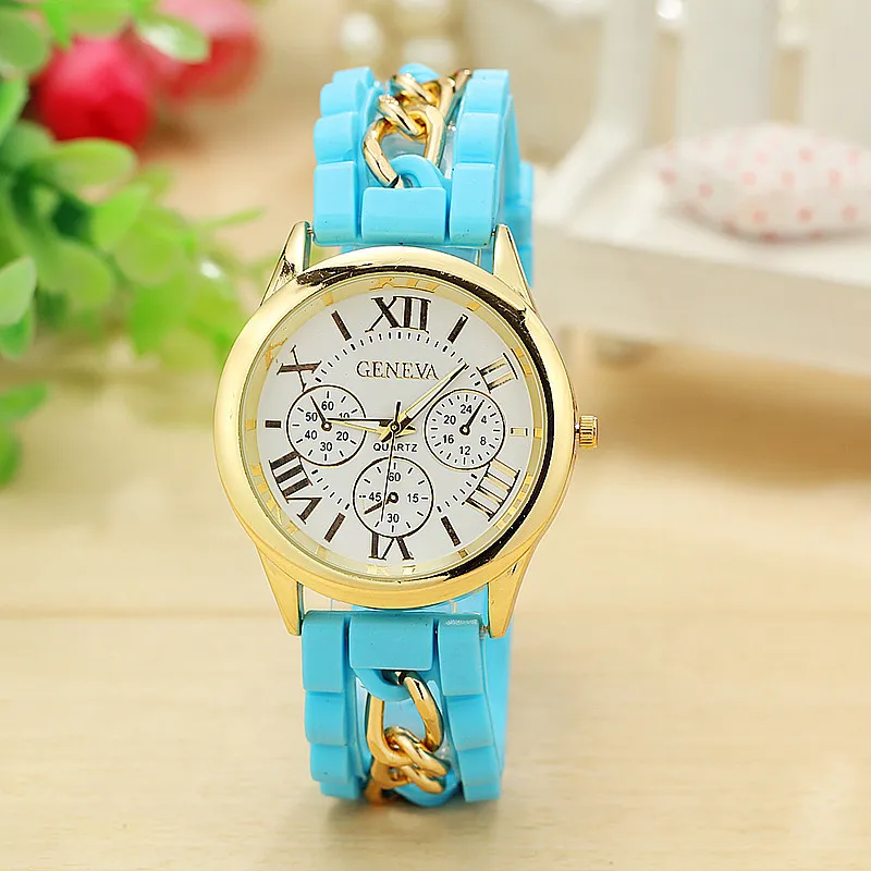 Pop Fashion Silicone Vogue Watches Fashion Women Chain Watch Ladies Dress Wrist Watches Relogio Feminino
Pop Fashion Silicone Vogue Watches Fashion Women Chain Watch Ladies Dress Wrist Watches Relogio Feminino