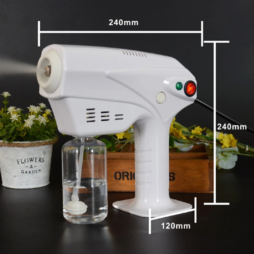 Electric ULV Sprayer Light Portable Fogger Machine Hair Nanos Steam Spray Guns Hospital Home Disinfection
Electric ULV Sprayer Light Portable Fogger Machine Hair Nanos Steam Spray Guns Hospital Home Disinfection