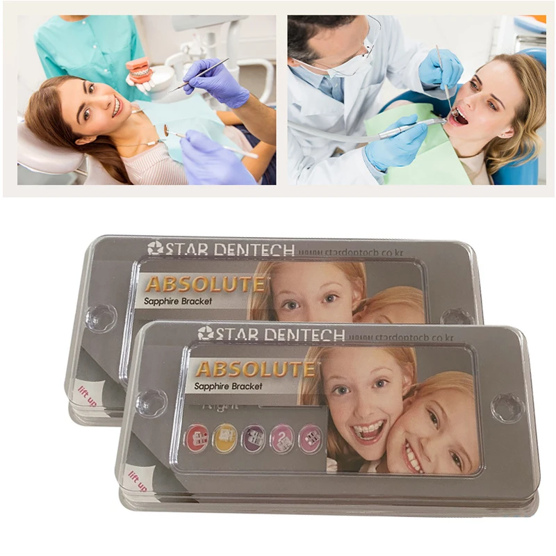 South Korea ABSOLute Sapphire Bracket Braces MBT/Roth 022 345 Hooks Orthodontic Luce Straight Wire Arch Transparent Bracket
South Korea ABSOLute Sapphire Bracket Braces MBT/Roth 022 345 Hooks Orthodontic Luce Straight Wire Arch Transparent Bracket