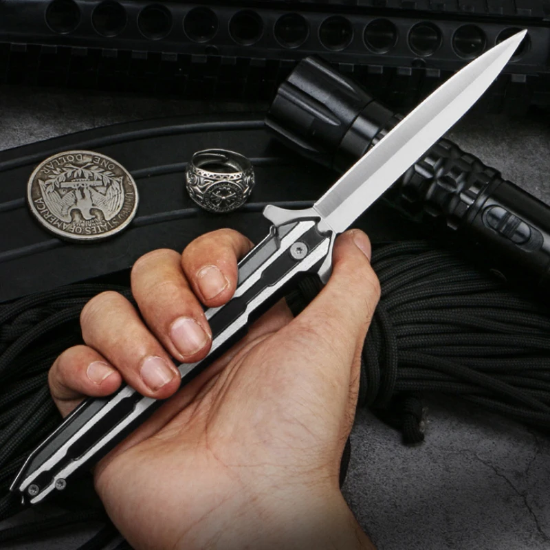 Pocket Knife Self Defense Weapons Survival Hunting Folding Knives EDC Fixed Blade Knife Multifunctional Tool
Pocket Knife Self Defense Weapons Survival Hunting Folding Knives EDC Fixed Blade Knife Multifunctional Tool