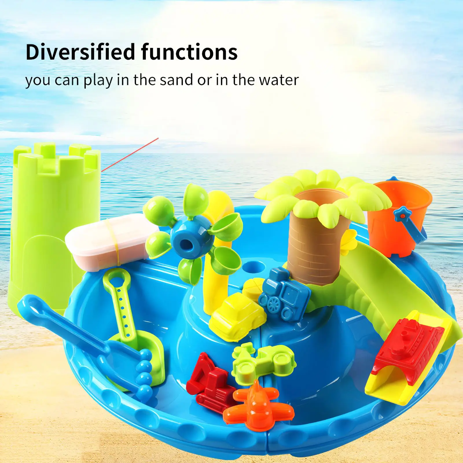 22pcs Sand Water Table Outdoor Garden Sandbox Set Play Table Kid Summer Beach Toy Bucket Seaside Kids Gift Beach Toy Set Outdoor
22pcs Sand Water Table Outdoor Garden Sandbox Set Play Table Kid Summer Beach Toy Bucket Seaside Kids Gift Beach Toy Set Outdoor