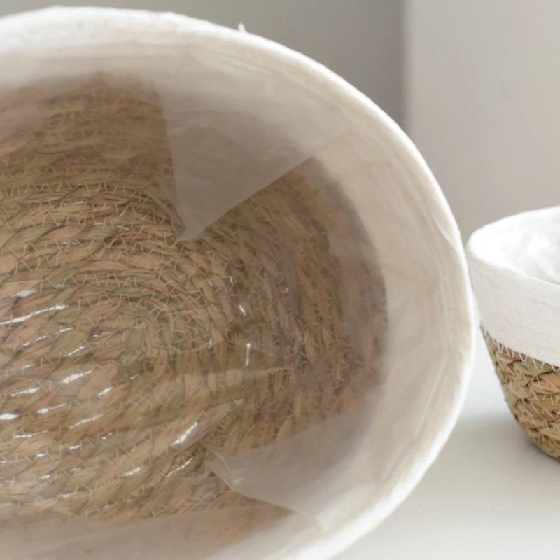 Straw Flower Pot Oval Hand Woven Flower Basket Seaweed Woven Storage Basket Succulent Flower Pot Home Decoration, 3PCS
Straw Flower Pot Oval Hand Woven Flower Basket Seaweed Woven Storage Basket Succulent Flower Pot Home Decoration, 3PCS