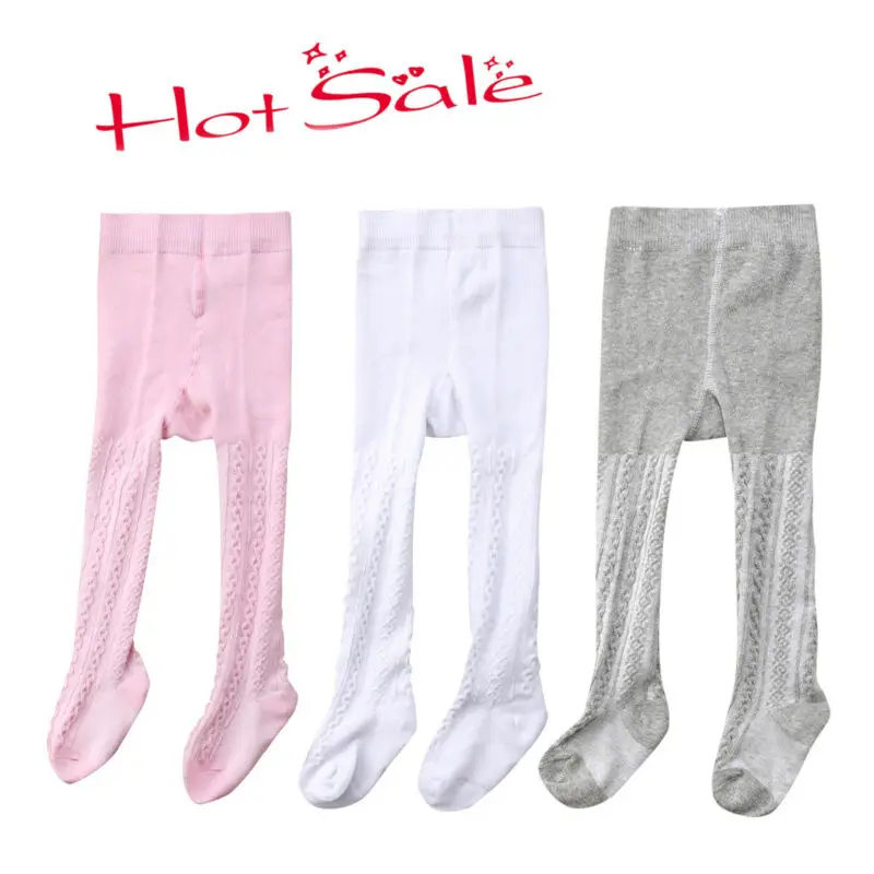 3Pair/Lot ( 3Color ) 0-2Y Baby Toddler Kids Girls Tights Pantyhose Soft Warm Long Socks Hosiery |