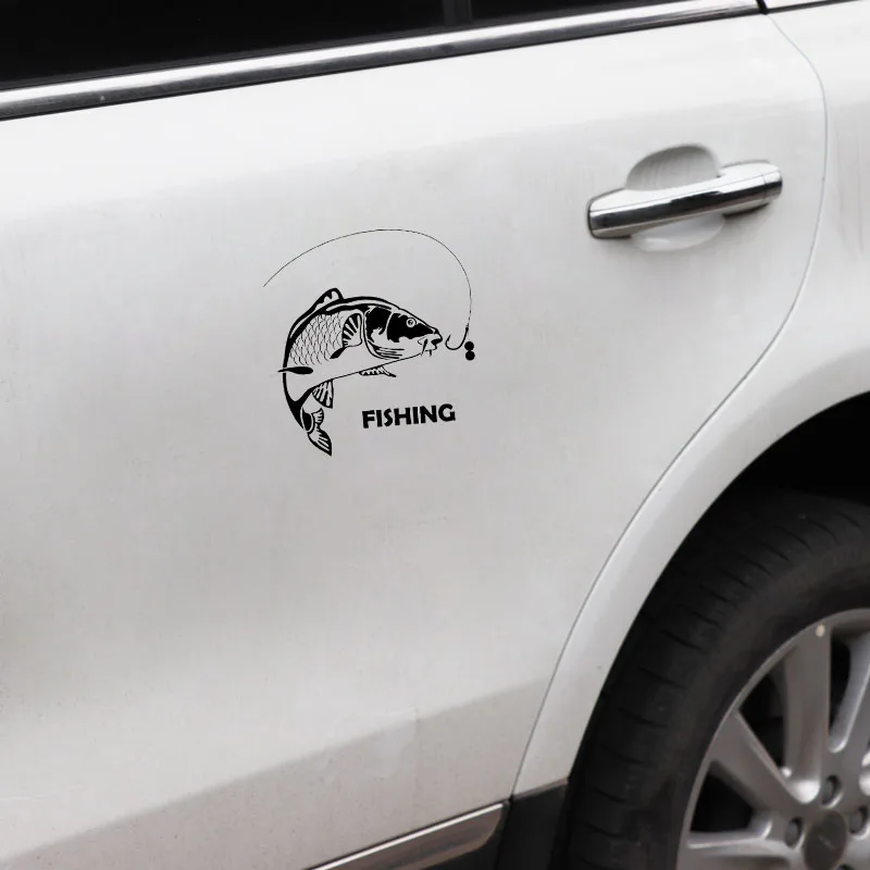 Car Fashion Sticker Fish Fishing Car Modelling PVC Waterproof Sunscreen Decals for All Models, 19cm*18cm
Car Fashion Sticker Fish Fishing Car Modelling PVC Waterproof Sunscreen Decals for All Models, 19cm*18cm