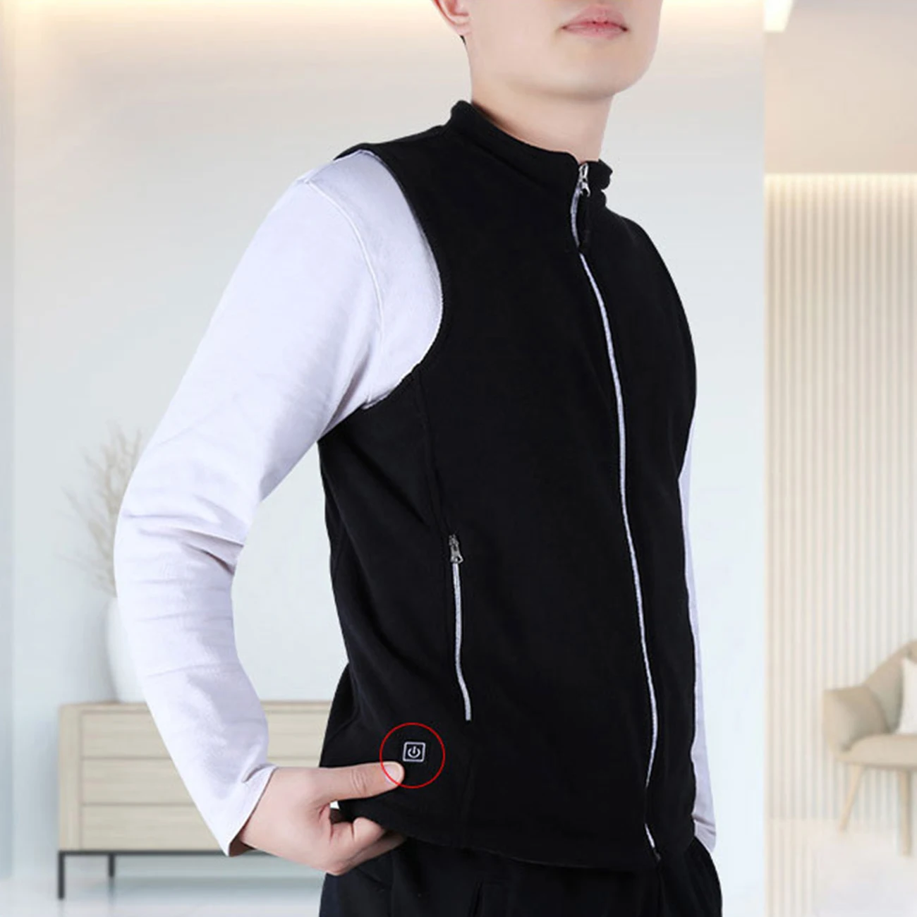 Heated Vest Heating Electric Vest USB Charging Smart Heated Down Jackets Washable Winter Outdoor Heating Vest Without Power Bank
Heated Vest Heating Electric Vest USB Charging Smart Heated Down Jackets Washable Winter Outdoor Heating Vest Without Power Bank
