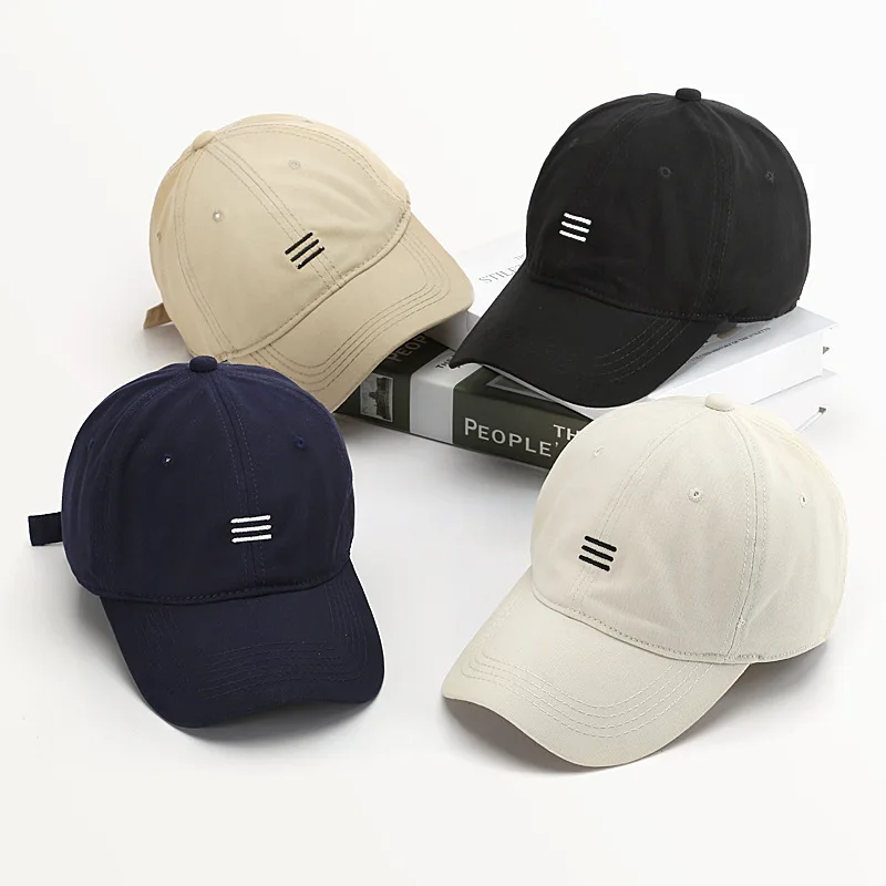 Outdoor All-match Sunshade Cap Simple Three Bars Fashion Men's Sun Hats Comfortable Breathable Hat Women's Sports Baseball Cap
Outdoor All-match Sunshade Cap Simple Three Bars Fashion Men's Sun Hats Comfortable Breathable Hat Women's Sports Baseball Cap