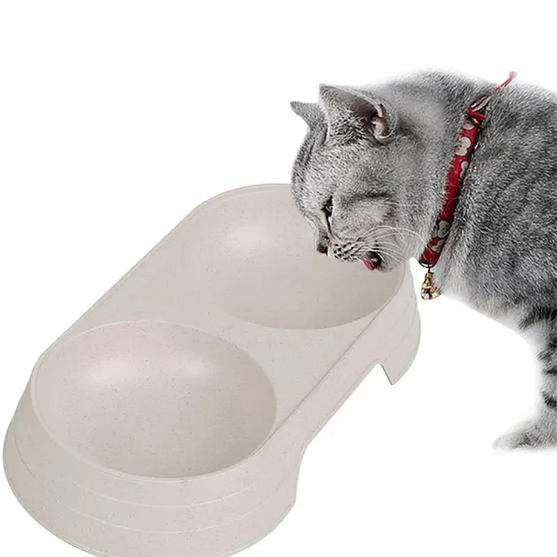 Double Cat Food Bowls Non-Slip Plastic Pet Cats Dogs Drinking Dish Feeder Kittens Puppies Feeding Bowl Cats Feeder Accessories
Double Cat Food Bowls Non-Slip Plastic Pet Cats Dogs Drinking Dish Feeder Kittens Puppies Feeding Bowl Cats Feeder Accessories