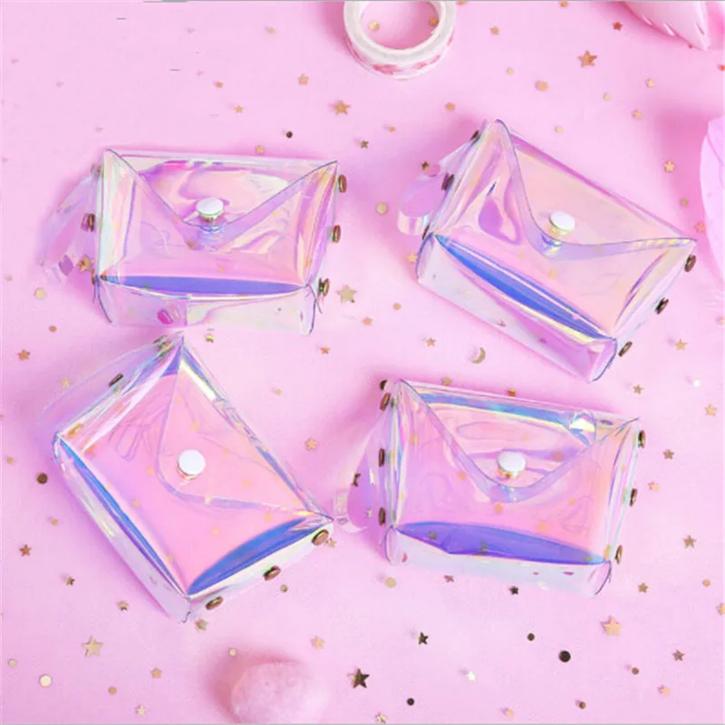 Coin Purse Women Holographic Transparent Fashion Money Pouch Girls Laser Sweet Short Mini Wallet For Female Cute Monedero Purse
Coin Purse Women Holographic Transparent Fashion Money Pouch Girls Laser Sweet Short Mini Wallet For Female Cute Monedero Purse