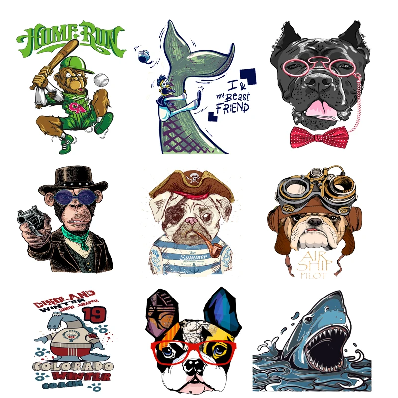 Iron on Transfer for Clothing Thermoadhesive Patches Stickers Diy Stripe Rock Animal Pvc Patch Punk Thermotransfer for Clothes I
Iron on Transfer for Clothing Thermoadhesive Patches Stickers Diy Stripe Rock Animal Pvc Patch Punk Thermotransfer for Clothes I
