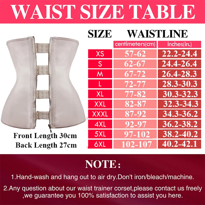Latex Waist Trainer Binders Shapers Body Shapewear Women Zipper Steel Bone Slimming Sheath Modeling Strap Belt Colombian Girdles
Latex Waist Trainer Binders Shapers Body Shapewear Women Zipper Steel Bone Slimming Sheath Modeling Strap Belt Colombian Girdles