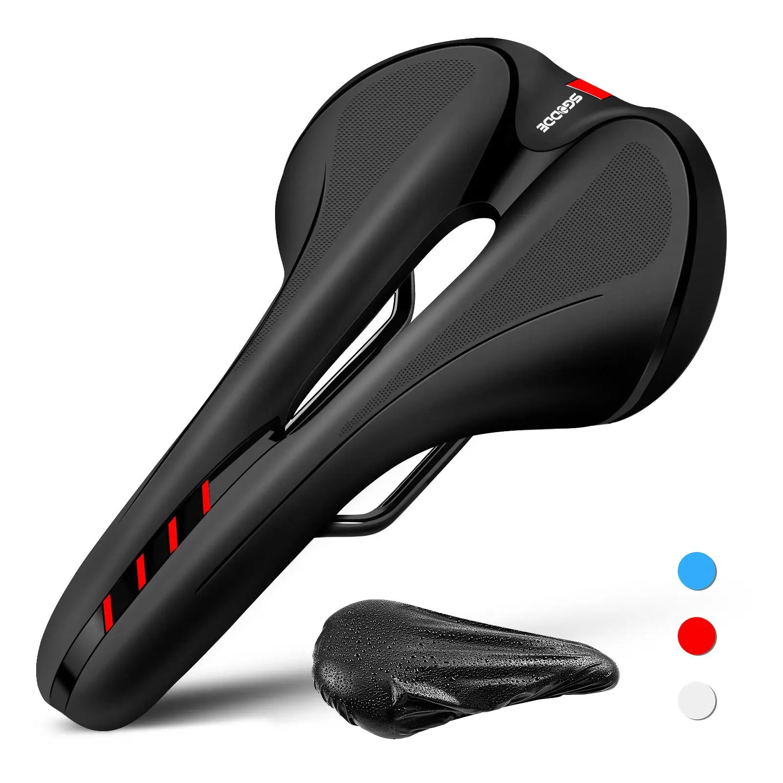SGODDE Bicycle Saddle Breathable Comfortable Waterproof Shock Absorption Cycling Bike Cushion Seat for MTB Racing Road Bike Pad
SGODDE Bicycle Saddle Breathable Comfortable Waterproof Shock Absorption Cycling Bike Cushion Seat for MTB Racing Road Bike Pad