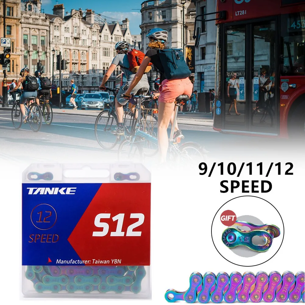 TANKE 9/10/11/12 Bicycle PiecesSpare Parts For Bicycle Bicycle Accessories Speed Fixed Gear Bike Chain Rust-proof Bicycle Chains
TANKE 9/10/11/12 Bicycle PiecesSpare Parts For Bicycle Bicycle Accessories Speed Fixed Gear Bike Chain Rust-proof Bicycle Chains