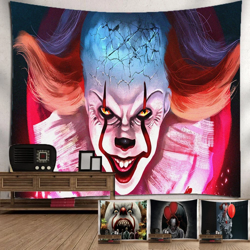 The Clown Series Psychedelic 3D Printing Tapestry Living Room Decoration Background Wall Children's Room Decorative Background
The Clown Series Psychedelic 3D Printing Tapestry Living Room Decoration Background Wall Children's Room Decorative Background