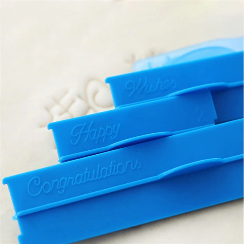 6pcs/set Of High Quality Food Grade Plastic Letter Baking Mould Happy Birthday Blessing Fondant Cake Decoration
6pcs/set Of High Quality Food Grade Plastic Letter Baking Mould Happy Birthday Blessing Fondant Cake Decoration